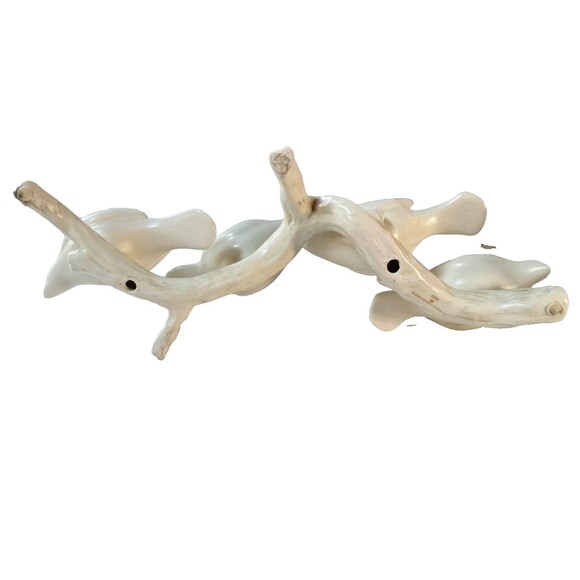 HALLMARK 2008 Peace Hope Joy Love White Doves Perched on a Branch Candle Holder - Picture 6 of 11